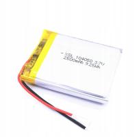 Bateria Akumulator Li-Po Li-Poly 2500mAh 3.7V PCM