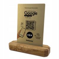 МЕТАЛЛИЧЕСКИЙ СТЕНД СТЕНД QR NFC СБОР ОБРАТНАЯ СВЯЗЬ ОЦЕНИТЬ НАС В GOOGLE