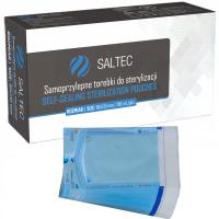 TOREBKI DO STERYLIZACJI AUTOKLAWU SALTEC 90x135 MM SAMOPRZYLEPNE 200 SZTUK