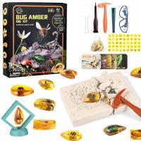 Маленький археолог раскопки в гипсе насекомые Скорпионы жуки в янтаре