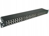 Patch panel ekranowany STP kat.6 48 portów IDC