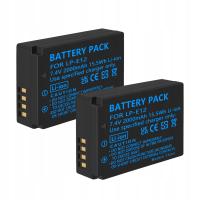 2 szt. LP-E12 LPE12 LP E12 bateria do CANON EOS M2, M50, M100, 100D, Kiss X7
