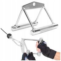 UCHWYT DO WYCIĄGU PRZYCIĄGANIA Z GÓRY DOŁU WIOSŁOWANIA TRÓJKĄTNY PODWÓJNY