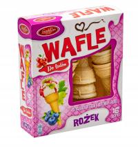 Smak Raju WAFLE DO LODÓW wafelki NATURALNE kształt ROŻEK 16 sztuk