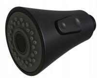 SŁUCHAWKA DO BATERII KUCHENNEJ CZARNA DWUFUNKCYJNA WYCIĄGANA WYLEWKA