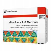 Vitaminum A+E 20 kapsułek Medana