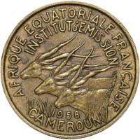 Francuska Afryka Równikowa 25 franków 1958 Kamerun