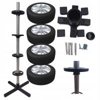 Stojak na felgi koła aluminiowe stalowe do kół opon garażu metalowy solidny