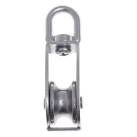 32MM STALOWA ROLKA PULLY, WYTRZYMAŁA STAL NIERDZEWNA, SZARY KOLOR