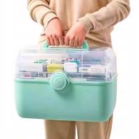 PUDEŁKO POJEMNIK ORGANIZER NA LEKI LEKARSTWA TABLETKI KASETKA DUŻA XXL 2025