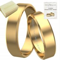 КЛАССИЧЕСКИЙ ОБРУЧАЛЬНОЕ КОЛЬЦО ЗОЛОТО ПРОБЫ 333 СКОШЕННАЯ ШИРИНА 5 ММ ГРАВЕР БЕСПЛАТНО