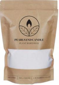 Wosk piaskowy sypany do świec 400g biały z knotami 100% stearyna