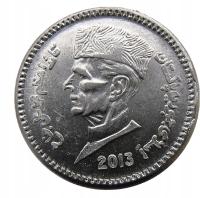 ПАКИСТАН 1 РУПИЯ 2013 АЛЮМИНИЕВЫЙ МОНЕТНЫЙ ДВОР