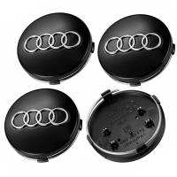 4× Dekielek Alessio 59 mm Audi AUDI59CZARNY