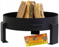 Садовая яма для костра стальная терраса костер 80 см глубокая решетка толстая сталь