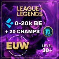 KONTO LEAGUE OF LEGENDS SMURF LOL EUW 30  LVL UNRANKED 20  BOHARERÓW SAFE