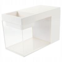 MAŁE AKWARIUM AKRYLOWE NA BIURKO / STÓŁ - DEKORACJA EKOLOGICZNA