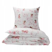 Хлопковое постельное белье 160x120 50x70 детские феи 154nro