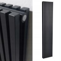Grzejnik pionowy panelowy SQD 1800x540 czarny- podł. dolne lewe/prawe 2428W