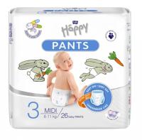 Pieluchomajtki Happy Pants Midi 6-11kg 26szt.