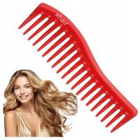 Grzebień do włosów kręconych LOKÓW Gęstych SZEROKI o szerokich zębach XHAIR