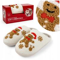 KAPCIE ŚWIATECZNE OCIEPLANE Z BARANKIEM PREZENT ŚWIĄTECZNY W PUDEŁKU 38/39