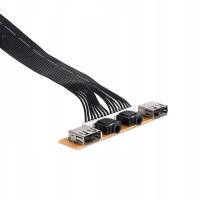 Panel frontowy 2xUSB 2.0 78mm Akyga AK-CA-85 60cm