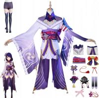 Genshin Impact Raiden Shogun косплей костюм рождественский подарок