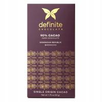 Rzemieślnicza Czekolada Ciemna 90% 50g - Definite Chocolate, Dominikana