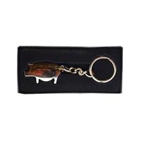 Brelok metalowy - świnka