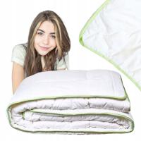 KOŁDRA ANTYALERGICZNA CAŁOROCZNA 200x220 LEKKA BAMBUSOWA ODDYCHAJĄCA VEGE