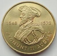1996 - 2 złote GN - Zygmunt II August
