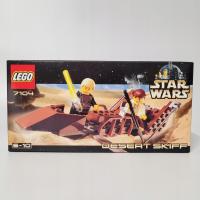 7104 Lego Star Wars Desert Skiff Han Solo Luke MISB 2000