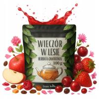 Фруктовый чай вечер в лесу 100 г вишня клубника клюква яблоко