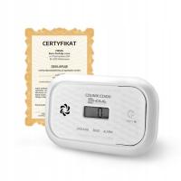 Czujnik czadu Tlenku węgla Detektor CO Bezprzewodowy bateryjny cert. CNBOP