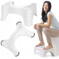 PODNÓŻEK TOALETOWY Podest Łazienkowy Stołek Taboret Schodek Toalety WC