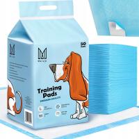 Гигиенические шпалы абсорбирующие коврики для собак обучение мочеиспусканию MERSJO 60x60 50шт