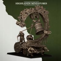 Moving Sewer with optional Bell and Censer - Druk 3d - Highlands Miniatures