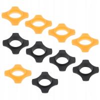 10 SZTUK CZARNYCH GUMOWYCH PIERŚCIENI ANTYPOŚLIZGOWYCH DO MIKROFONU DO UŻYTKU SCENICZNEGO