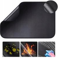 MATA OGNIOODPORNA POD KOMINEK GRILL PIEC OCHRONNA NA PODŁOGĘ ŻAROODPORNA