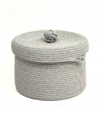 BAWEŁNIANY KOSZ DO DOMU NA BIELIZNĘ INNE RZECZY RĘCZNE WYKONANIE HANDMADE