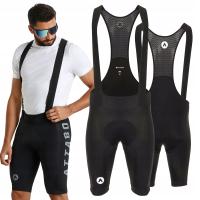 Spodenki rowerowe męskie ATTABO Kirun Pro Bib Shorts Cargo czarny