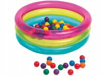 Сухой бассейн манеж с шариками детский бассейн Intex 48674