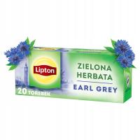 Зеленый чай Lipton Earl Grey 20 пакетиков 32 г