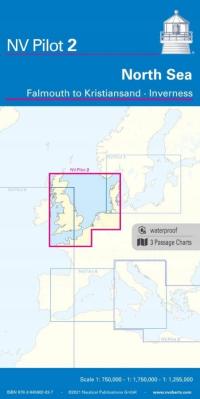 NV PILOT 2 NORTH SEA FALMOUTH TO KRISTIANSAND mapa żeglarska