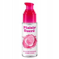 Olejek do masażu o zapachu waty cukrowej, butelka z pompką. Gra wstępna