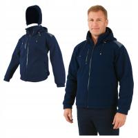 POLAR MĘSKI roboczy Bluza Polarowa rozpinana z Odpinanym Kapturem