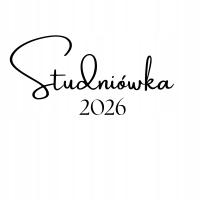 Naklejka Sylwester, Studniówka impreza dekoracja sali, różne kolory, 60 cm