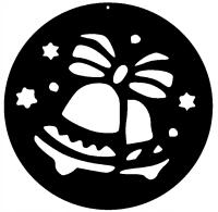 Dekoracja Boże Narodzenie zawieszka na okno dzwonki świąteczne ozdoby