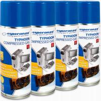 4X сжатый воздух газ для очистки электронных устройств 400 мл